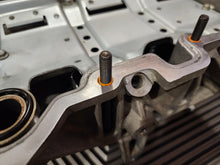 Load image into Gallery viewer, Grade 12.9 LF3/4 oil pan hardware with nylon bolt sleeves.